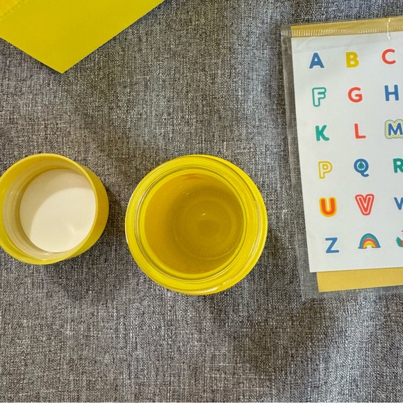 Hiya Glass Jar with original sticker sheets NEW - Picture 6 of 10